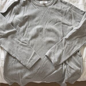 Hudson Jeans Light Gray Crewneck Sweater